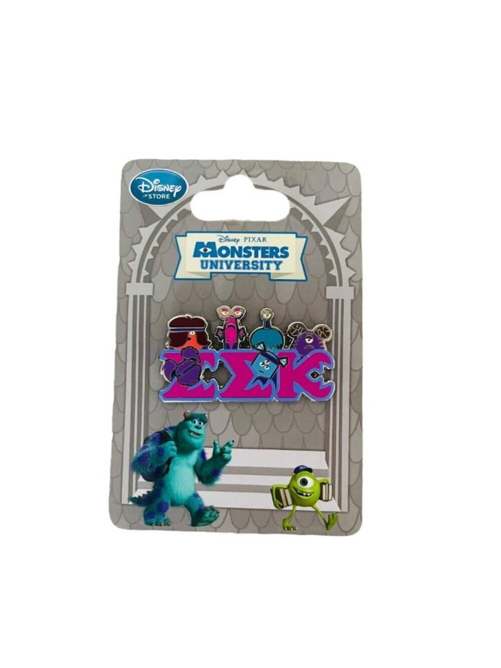 Disney Store Monsters University Slugma Slugma Kappa EEK Sorority Pin